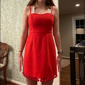 french connection coral dress